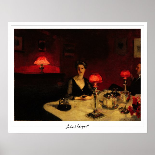 Poster de arte John Singer Sargent Zedign #110 (Frente)