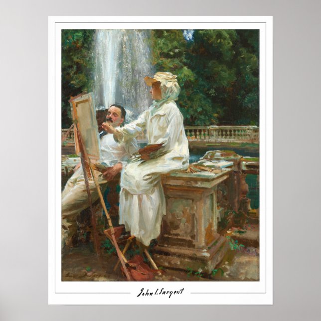 Poster de arte John Singer Sargent Zedign #12 (Frente)