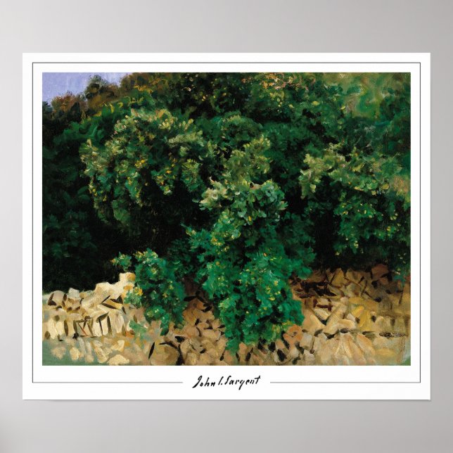 Poster de arte John Singer Sargent Zedign #16 (Frente)