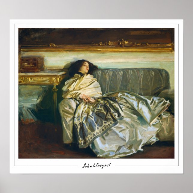 Poster de arte John Singer Sargent Zedign #16-2 (Frente)