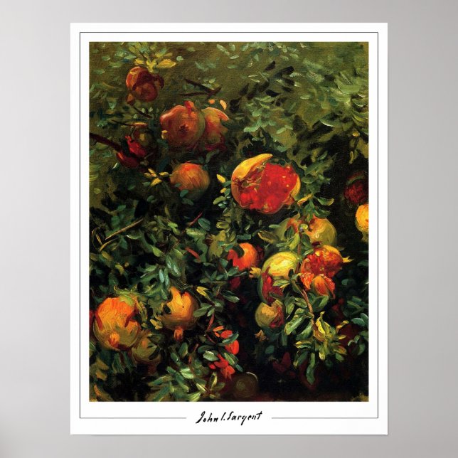 Poster de arte John Singer Sargent Zedign #186-2 (Frente)