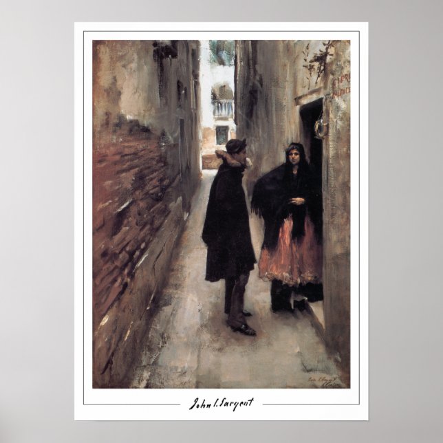 Poster de arte John Singer Sargent Zedign #24-2 (Frente)