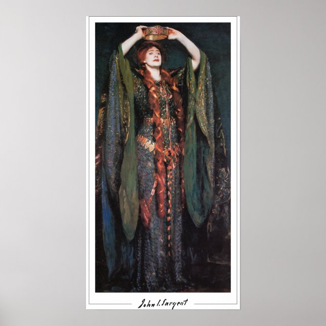 Poster de arte John Singer Sargent Zedign #253 (Frente)