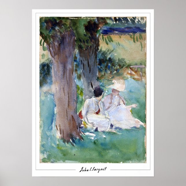 Poster de arte John Singer Sargent Zedign #321-2 (Frente)