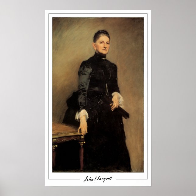 Poster de arte John Singer Sargent Zedign #431-2 (Frente)