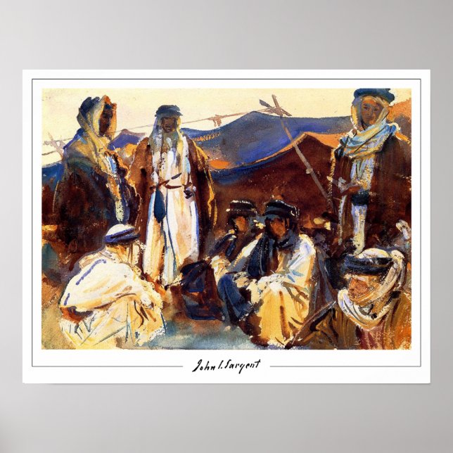 Poster de arte John Singer Sargent Zedign #462-2 (Frente)