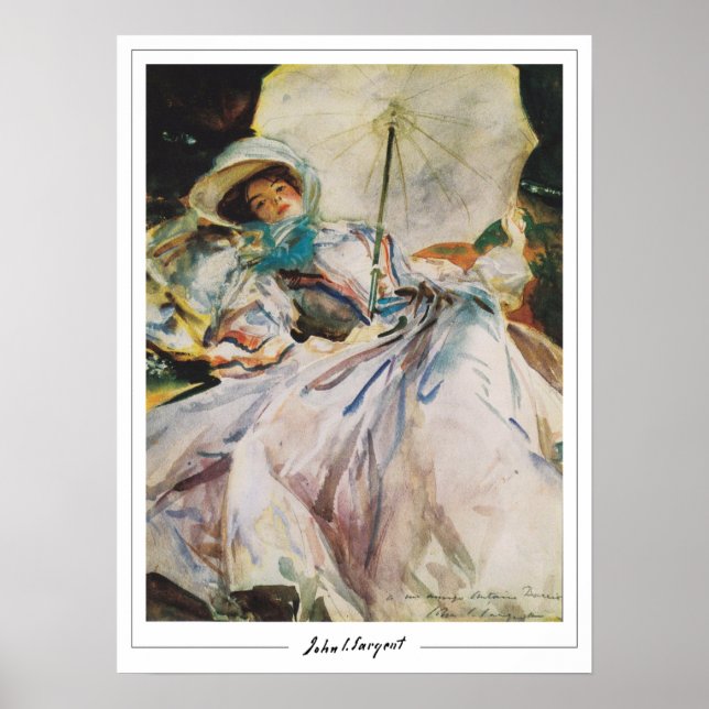 Poster de arte John Singer Sargent Zedign #469 (Frente)