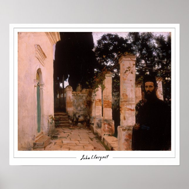 Poster de arte John Singer Sargent Zedign #9 (Frente)