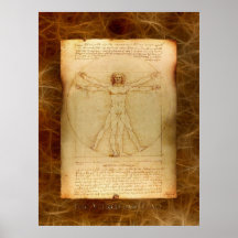 Poster de Arte Leonardo Da Vinci