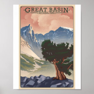 Poster de Arte Litho del Parque Nacional de la Gra