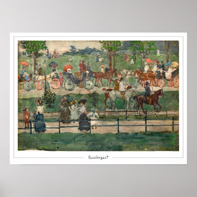 Poster de arte Maurice Prendergast Zedign #7 (Frente)
