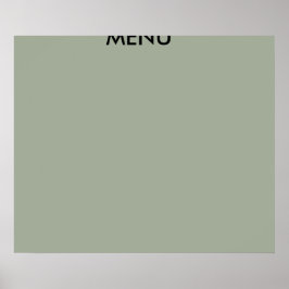 POSTER de ARTE MENÚ
