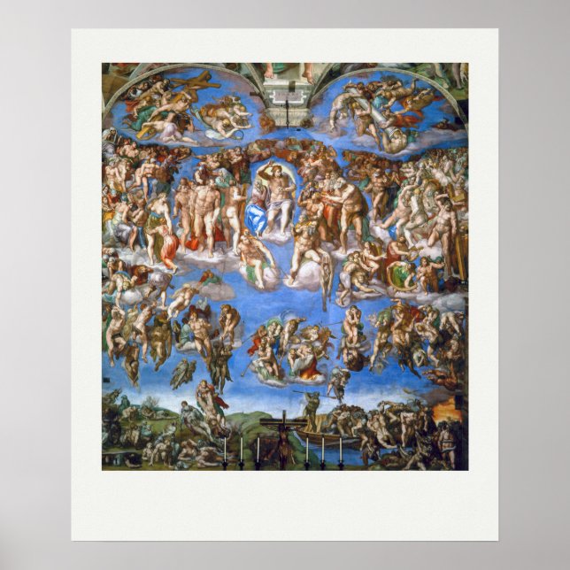 POSTER DE ARTE : MICHELANGELO: LA ÚLTIMA SENTENCIA (Frente)