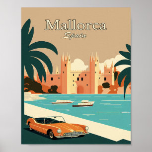 Poster de arte Minimalista de Mallorca España