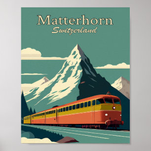 Poster de arte Minimalista de Matterhorn