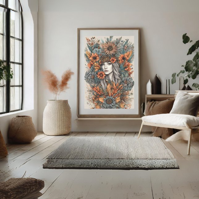 Poster de arte moderno Boho (Boho Modern Art Poster)