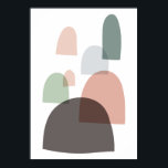 Poster de arte moderno de mediados del siglo XX<br><div class="desc">La decoración de las paredes es poster, escandinava y moderna.</div>