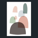 Poster de arte moderno de mediados del siglo XX<br><div class="desc">La decoración de las paredes es poster, escandinava y moderna.</div>