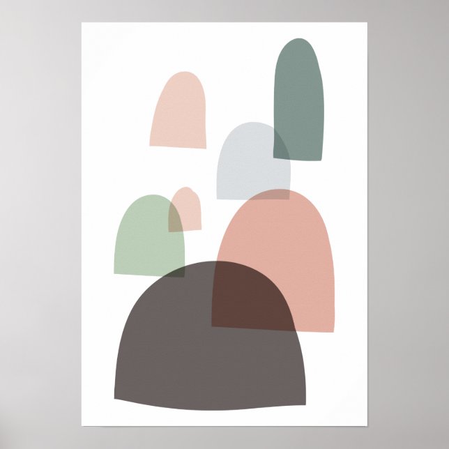 Poster de arte moderno de mediados del siglo XX (Frente)