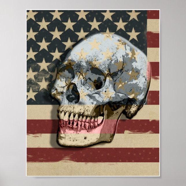 Poster de arte moderno de paredes de casco antiguo (Frente)