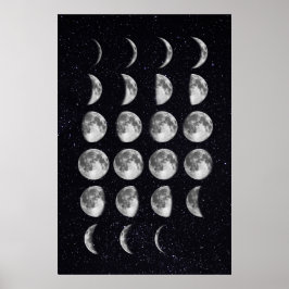 Poster de arte Moon Phases