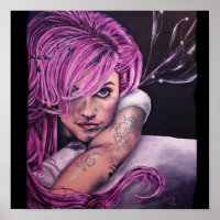 poster de arte morgan le fay
