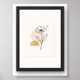 póster de arte mural minimalista
