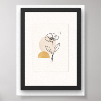 póster de arte mural minimalista