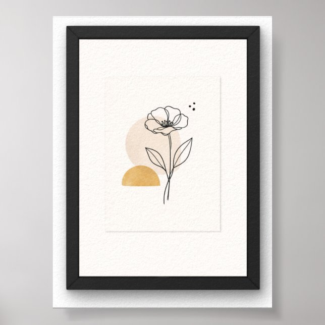 póster de arte mural minimalista (Frente)