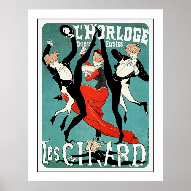 Poster de Arte Nuevo Cheret: Les Girard: Danza (Frente)