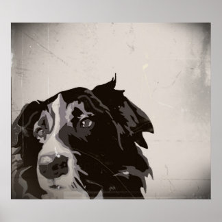 Poster de arte número 1 del barrio de Collie Front