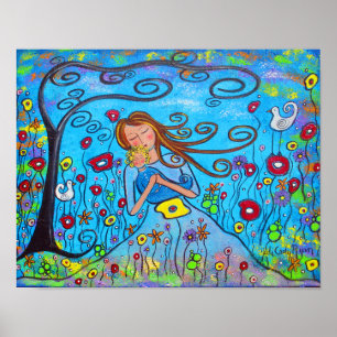 Póster de Arte Original Little Boy Blue