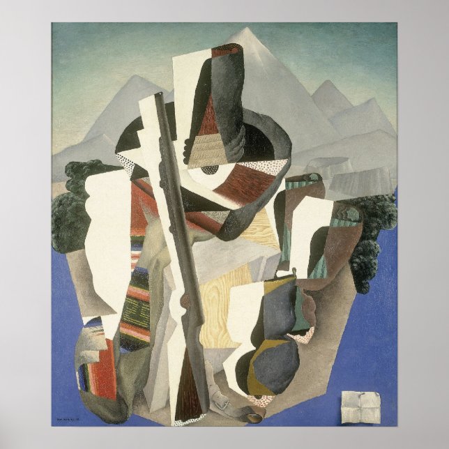 Poster de arte "Paisaje al estilo Zapata" de River (Frente)