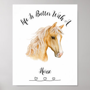 Poster de arte Palimino Horse Wall