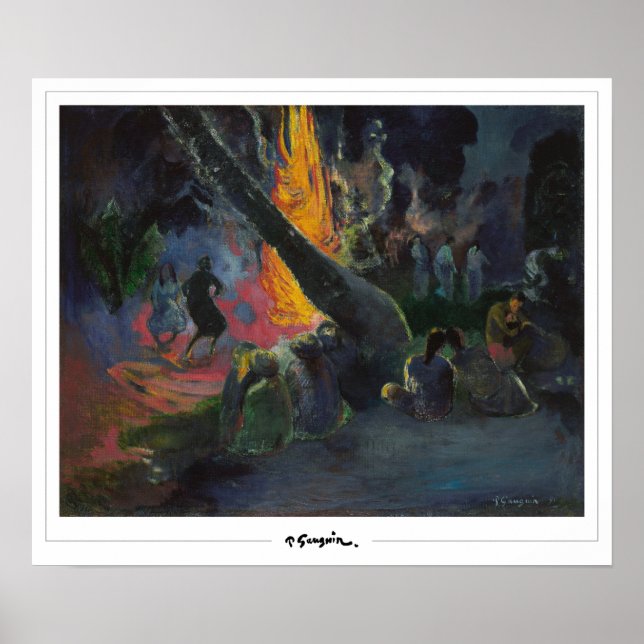 Poster de arte Paul Gauguin Zedign #5 (Frente)