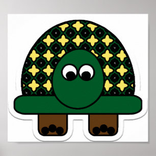 Poster de arte Personalizado de tortuga