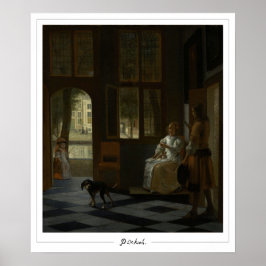 Poster de arte Pieter de Hooch Zedign #1