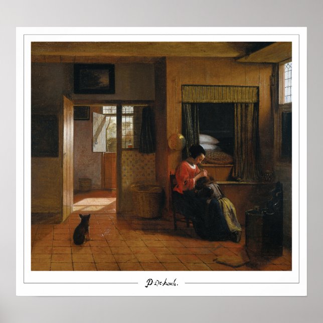 Poster de arte Pieter de Hooch Zedign #111 (Frente)