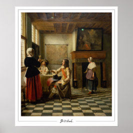 Poster de arte Pieter de Hooch Zedign #118