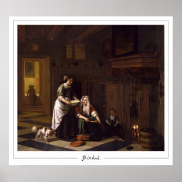 Poster de arte Pieter de Hooch Zedign #13