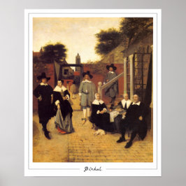 Poster de arte Pieter de Hooch Zedign #143
