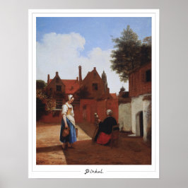 Poster de arte Pieter de Hooch Zedign #20