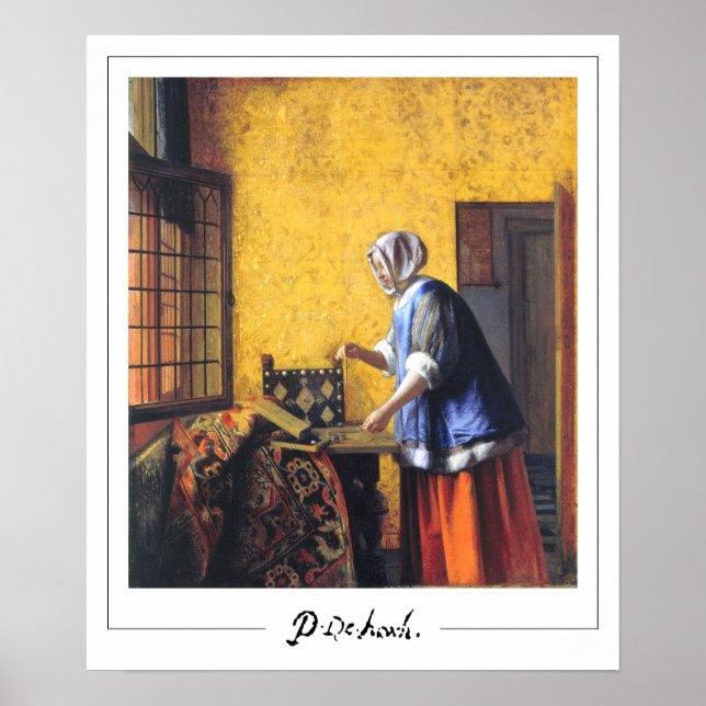 Poster de arte Pieter de Hooch Zedign #26 (Frente)