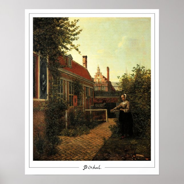 Poster de arte Pieter de Hooch Zedign #5 (Frente)
