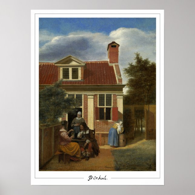 Poster de arte Pieter de Hooch Zedign #59 (Frente)