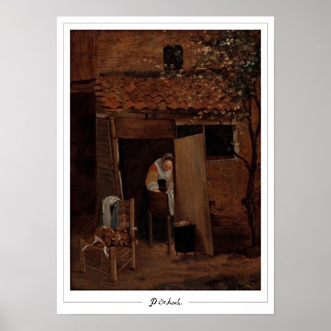 Poster de arte Pieter de Hooch Zedign #61 (Frente)