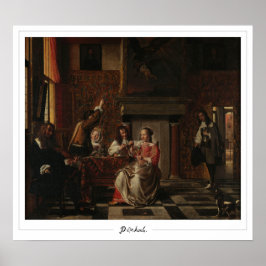 Poster de arte Pieter de Hooch Zedign #76