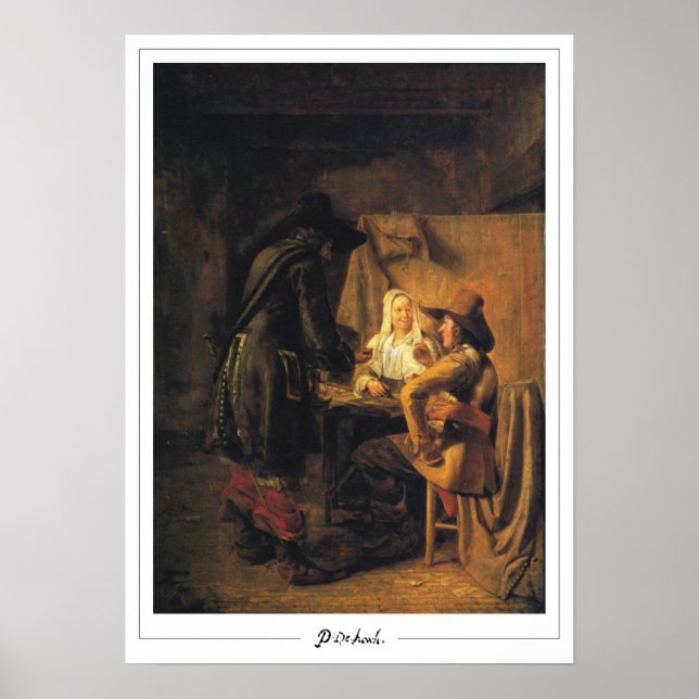 Poster de arte Pieter de Hooch Zedign #77 (Frente)