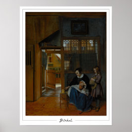 Poster de arte Pieter de Hooch Zedign #8
