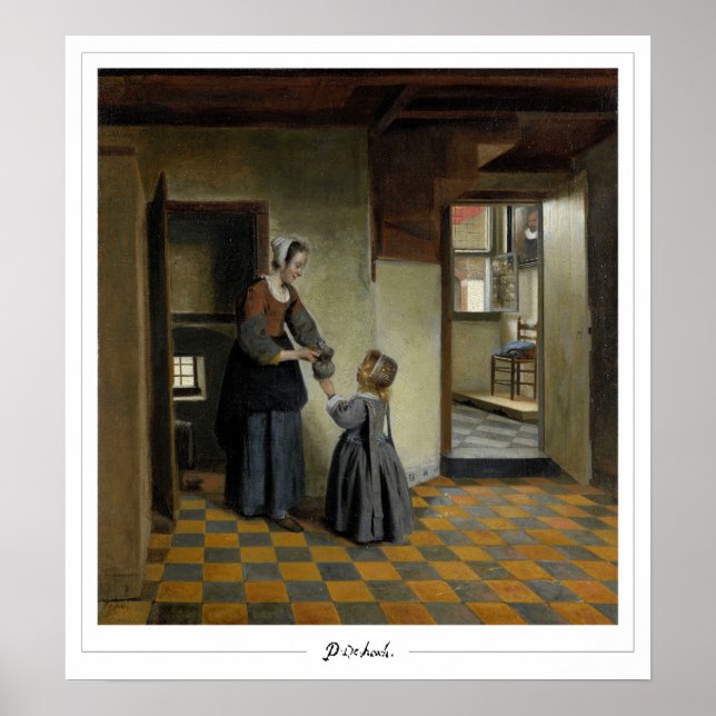 Poster de arte Pieter de Hooch Zedign #81 (Frente)